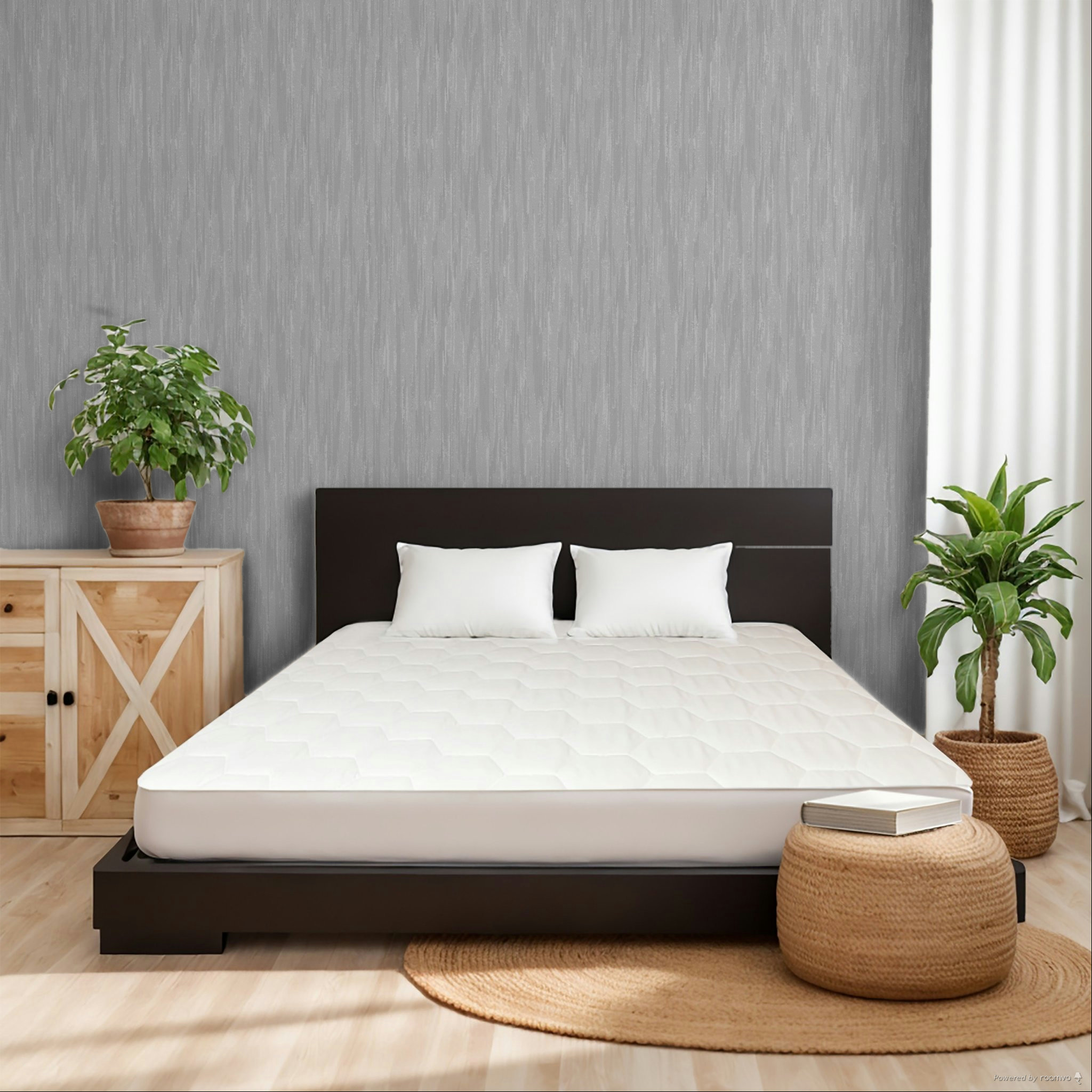 Luxusní vliesová tapeta na zeď, stříbrná, imitace látky, Z20102, Casa Chic, Zambaiti Parati