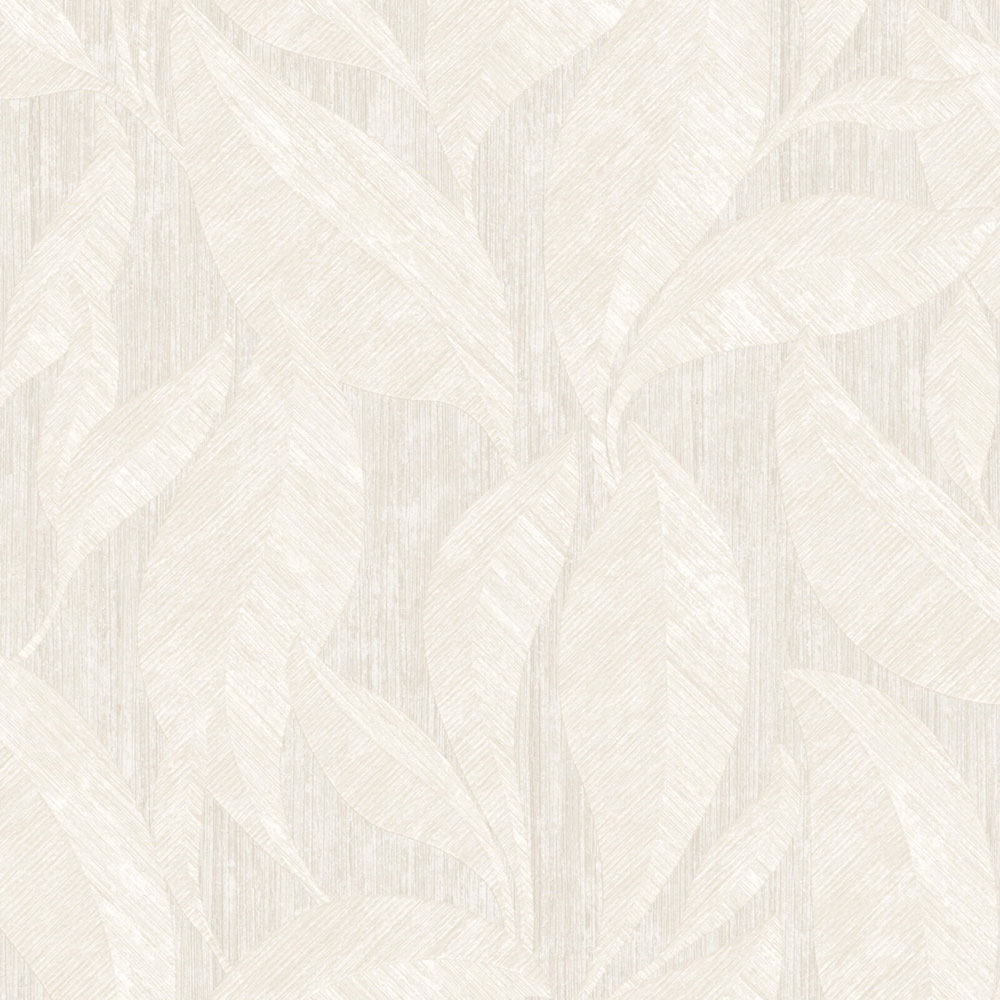 Luxusní vliesová tapeta na zeď, bílo-šedá, listy, Z20114, Casa Chic, Zambaiti Parati