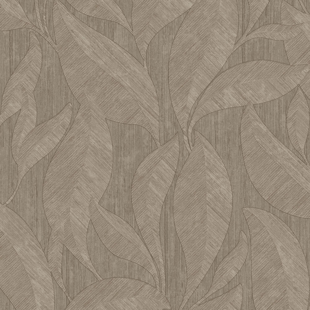 Luxusní vliesová tapeta na zeď, hnědá, listy, Z20115, Casa Chic, Zambaiti Parati