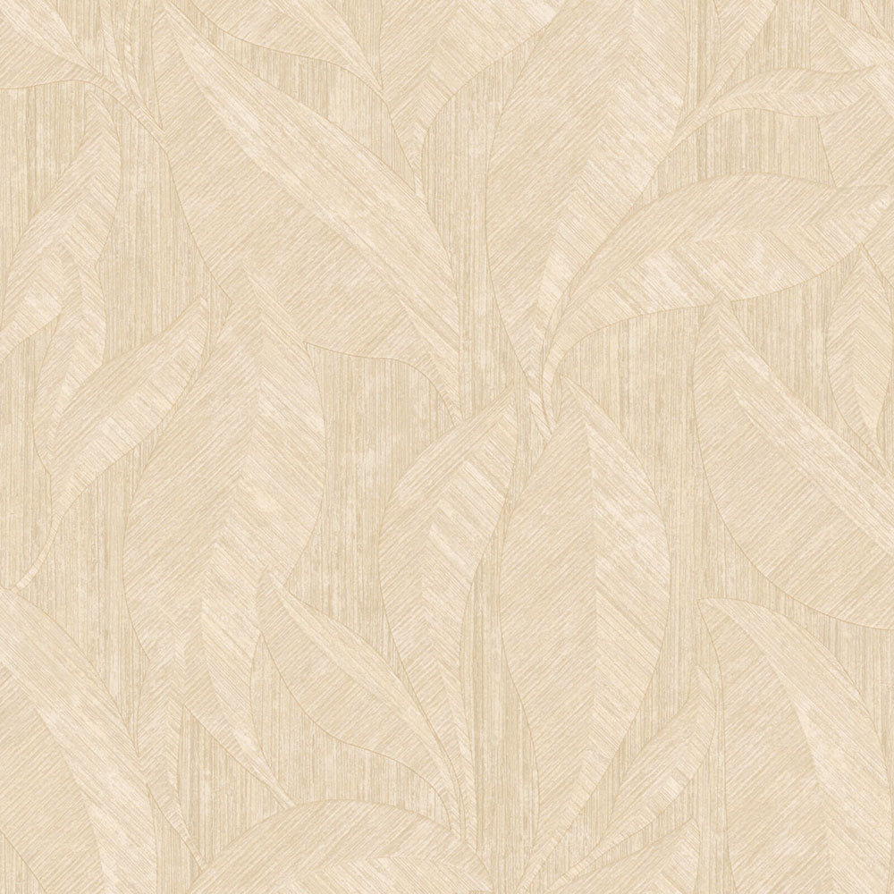 Luxusní vliesová tapeta na zeď, béžová, listy, Z20119, Casa Chic, Zambaiti Parati