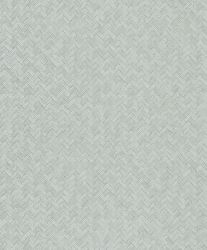 Vliesová tapeta na zeď, zelená, imitace rohože, WIL305, The Texture Book, Masureel