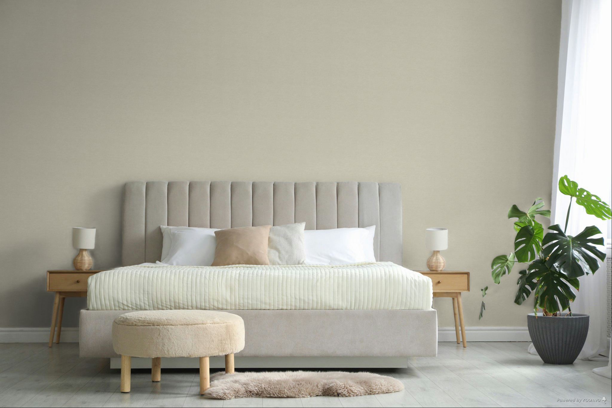 Vliesová tapeta na zeď, krémová, imitace látky, 350630, Amber, Eijffinger