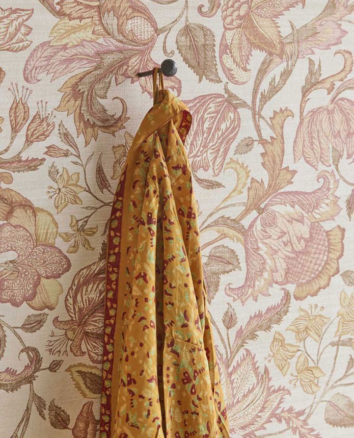 Vliesová tapeta na zeď, hnědo-červená, květiny, 350643, Amber, Eijffinger