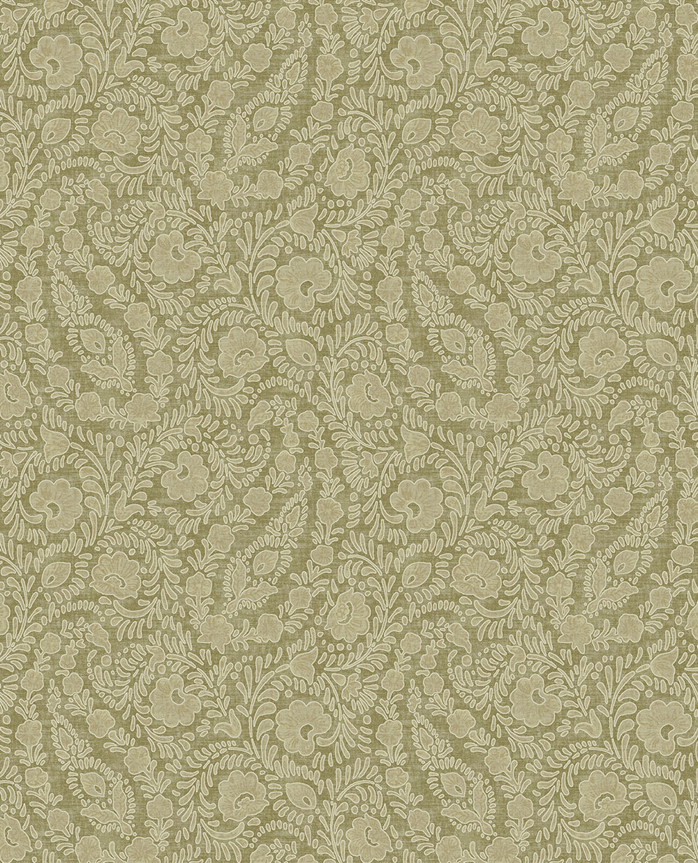 Vliesová tapeta na zeď, zelená, květiny, ornamenty, 350654, Amber, Eijffinger