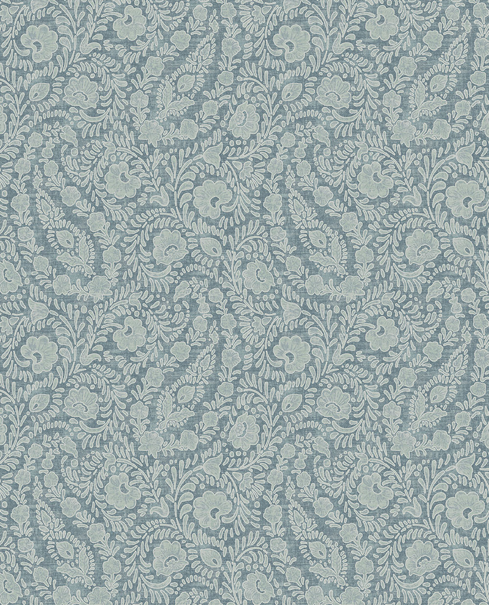 Vliesová tapeta na zeď, modrá, květiny, ornamenty, 350656, Amber, Eijffinger