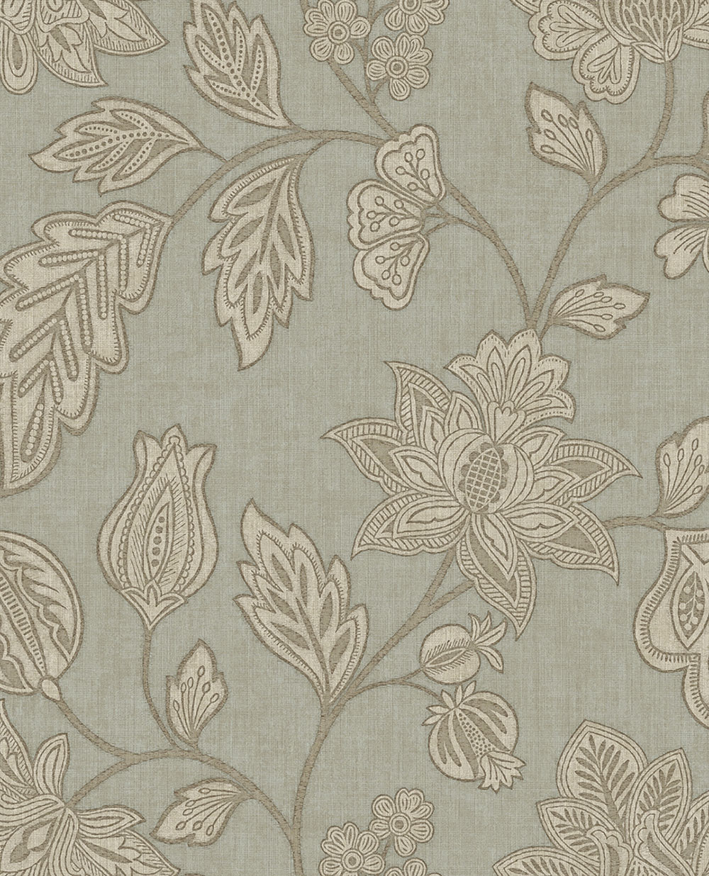 Vliesová tapeta na zeď, modrá, květiny, 350664, Amber, Eijffinger