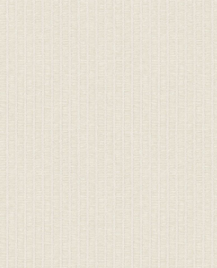 Vliesová tapeta na zeď, bílá, imitace rohože, pruhy, 350670, Amber, Eijffinger