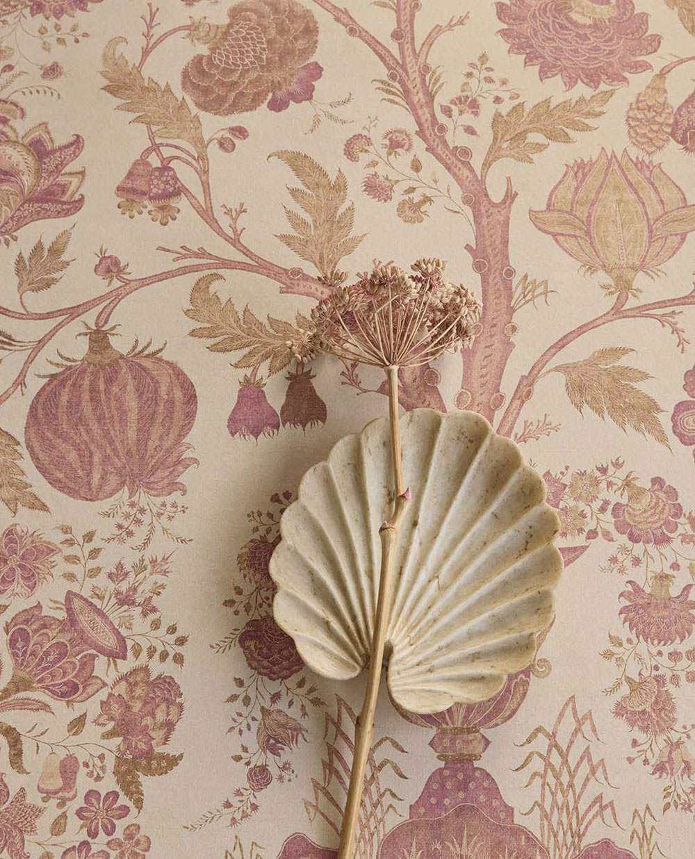 Vliesová fototapeta na zeď, růžová, Strom života, 350684, Amber, Eijffinger