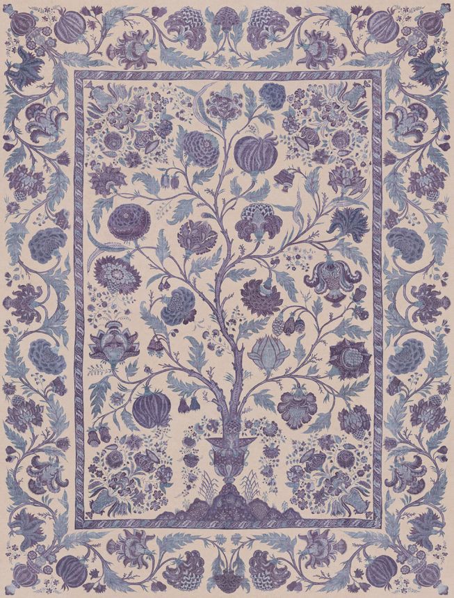 Vliesová fototapeta na zeď, modrá, Strom života, 350686, Amber, Eijffinger