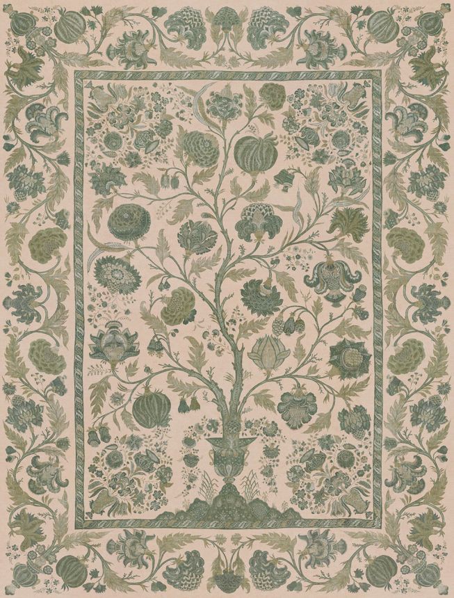 Vliesová fototapeta na zeď, zelená, Strom života, 350687, Amber, Eijffinger