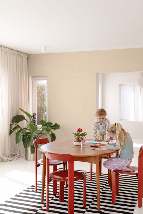 Vliesová tapeta na zeď, béžovo-růžová, imitace látky LD1018, Little Dreamers, Grandeco