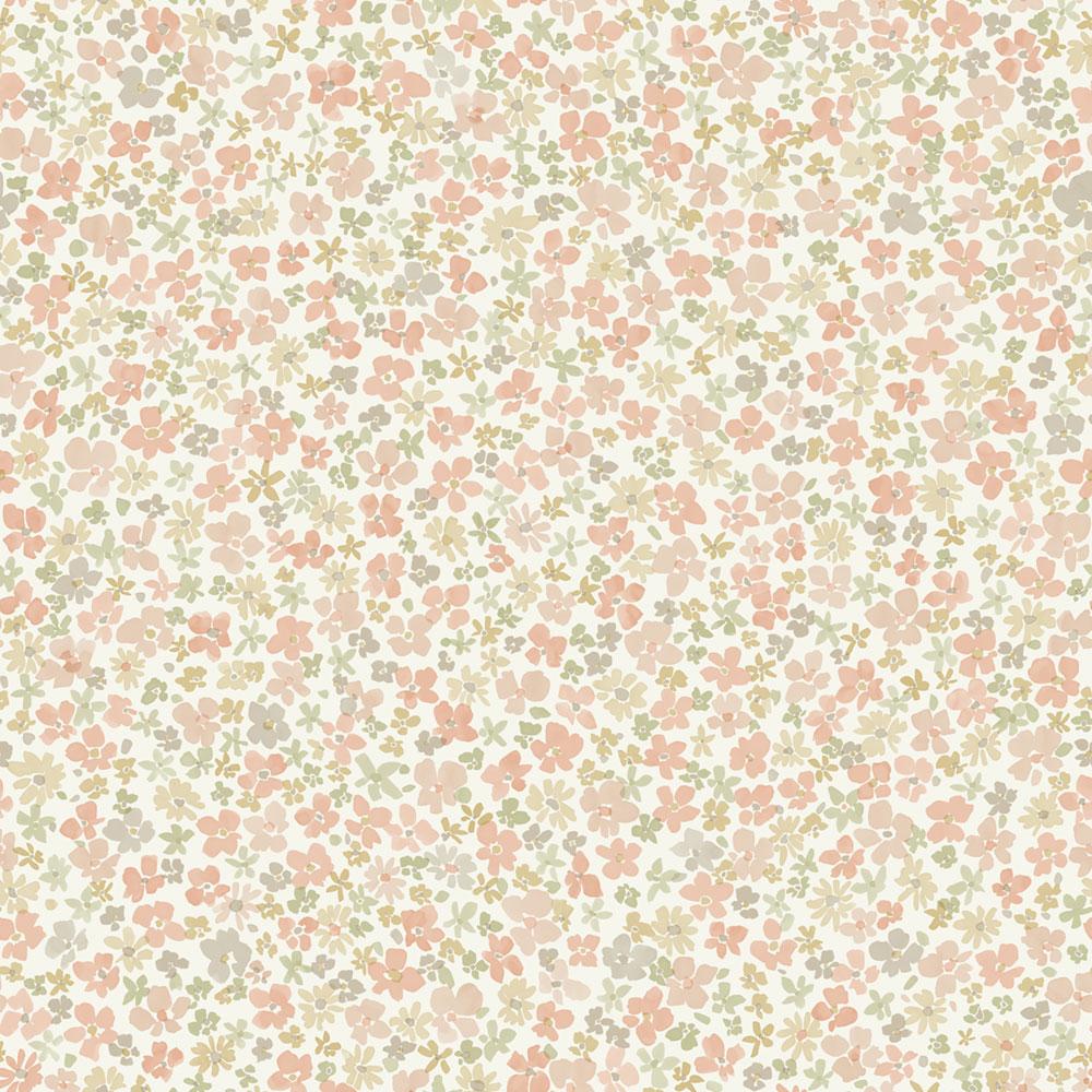 Vliesová tapeta na zeď, růžová, květiny, LD3018, Little Dreamers, Grandeco