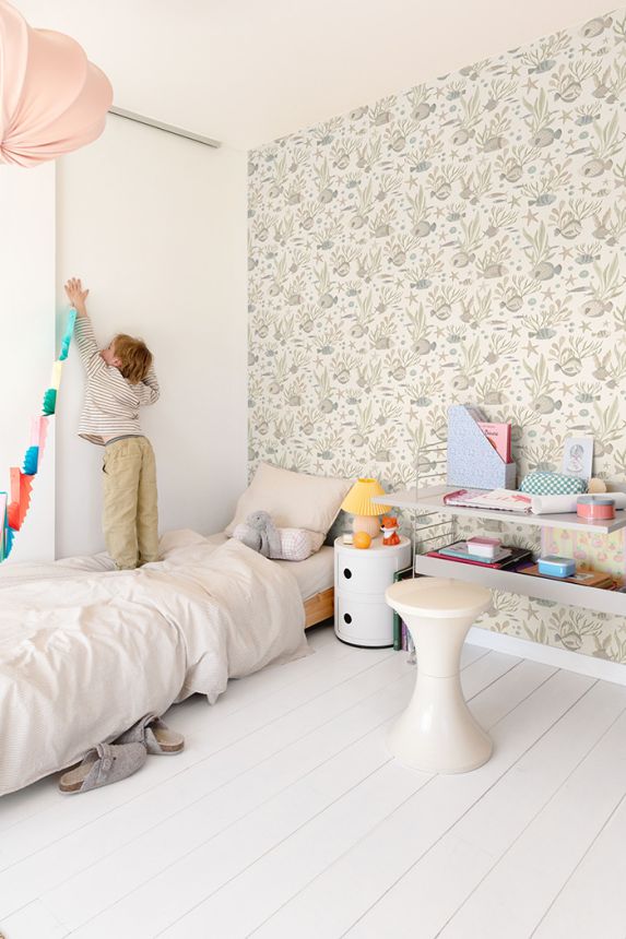 Dětská vliesová tapeta na zeď, podmořský svět, LD3301, Little Dreamers, Grandeco