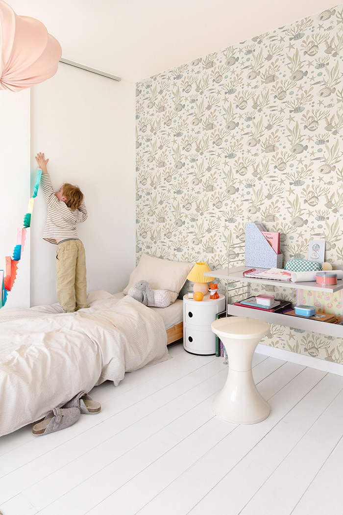 Dětská vliesová tapeta na zeď, podmořský svět, LD3301, Little Dreamers, Grandeco