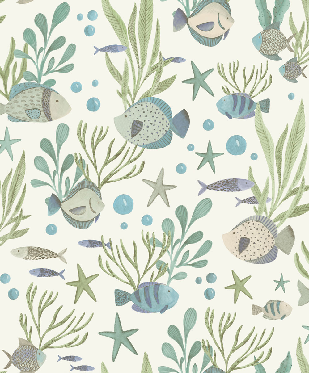 Dětská vliesová tapeta na zeď, podmořský svět, LD3309, Little Dreamers, Grandeco