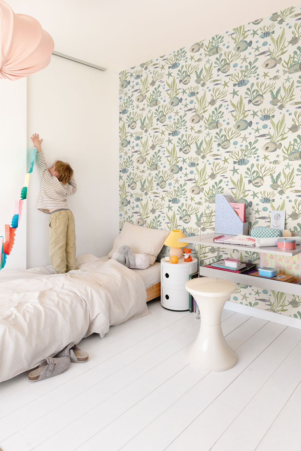 Dětská vliesová tapeta na zeď, podmořský svět, LD3309, Little Dreamers, Grandeco