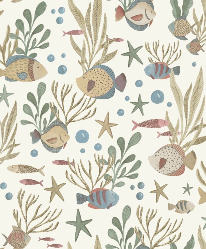 Dětská vliesová tapeta na zeď, podmořský svět, LD3320, Little Dreamers, Grandeco