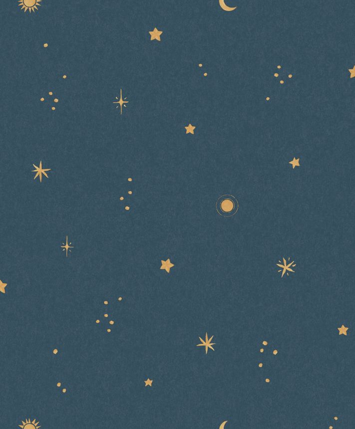 Dětská vliesová tapeta na zeď, modrá, obloha, LD3615, Little Dreamers, Grandeco