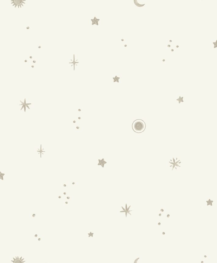 Dětská vliesová tapeta na zeď, bílá, obloha, LD3617, Little Dreamers, Grandeco