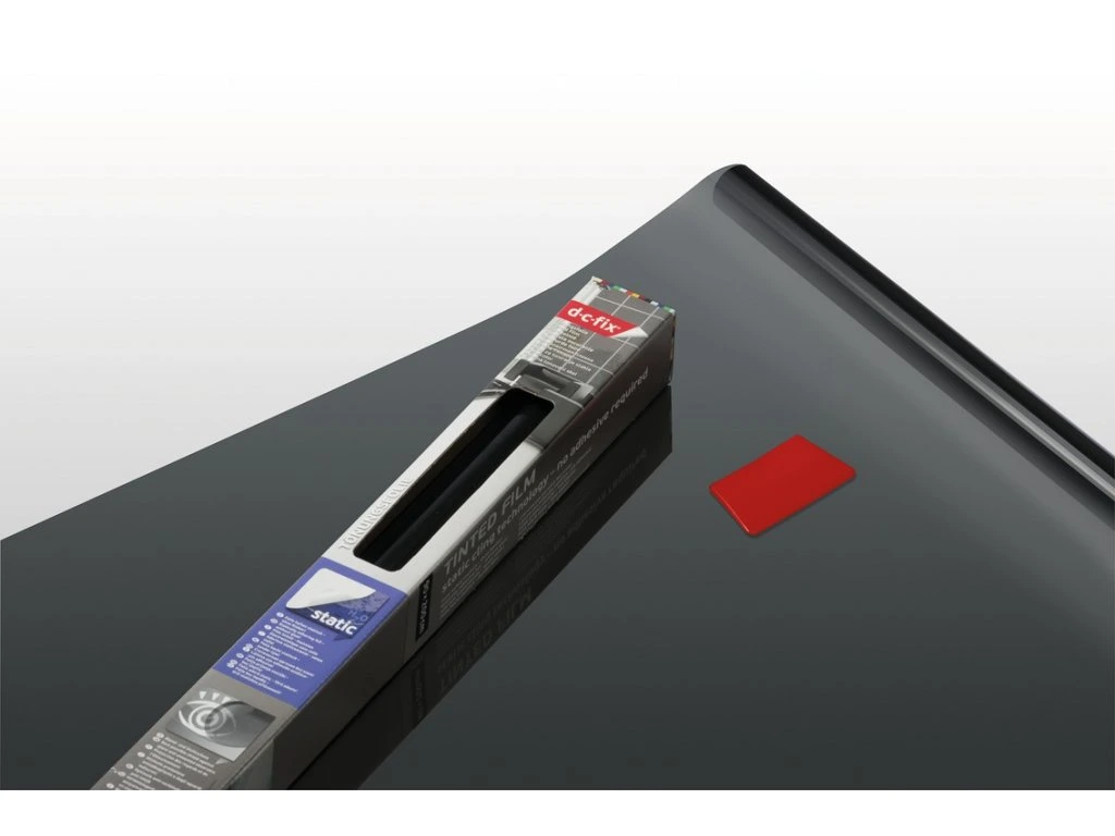 Funkční statická protisluneční folie, antracit, 337-5001, 90cm x 2m, D-c-fix