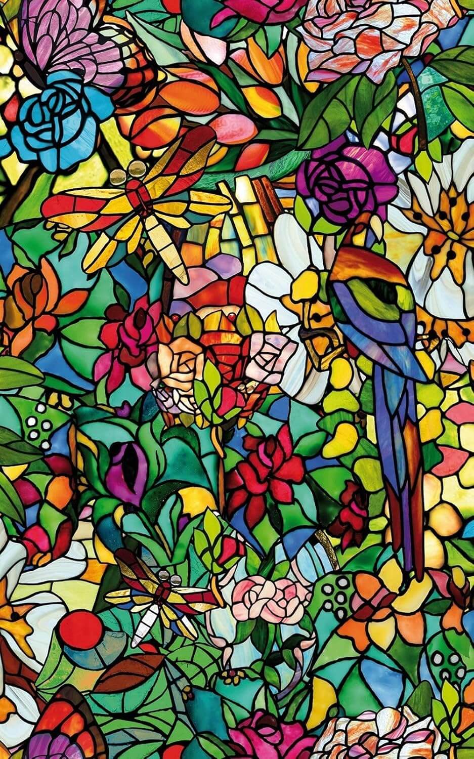 Samolepící folie / samolepící tapeta vitrážová, 346-0647, 45cm x 2m, D-c-fix