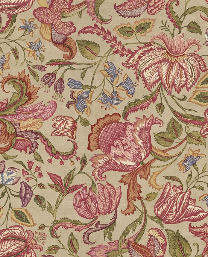 Vliesová tapeta na zeď, béžová, květiny, 350640, Amber, Eijffinger