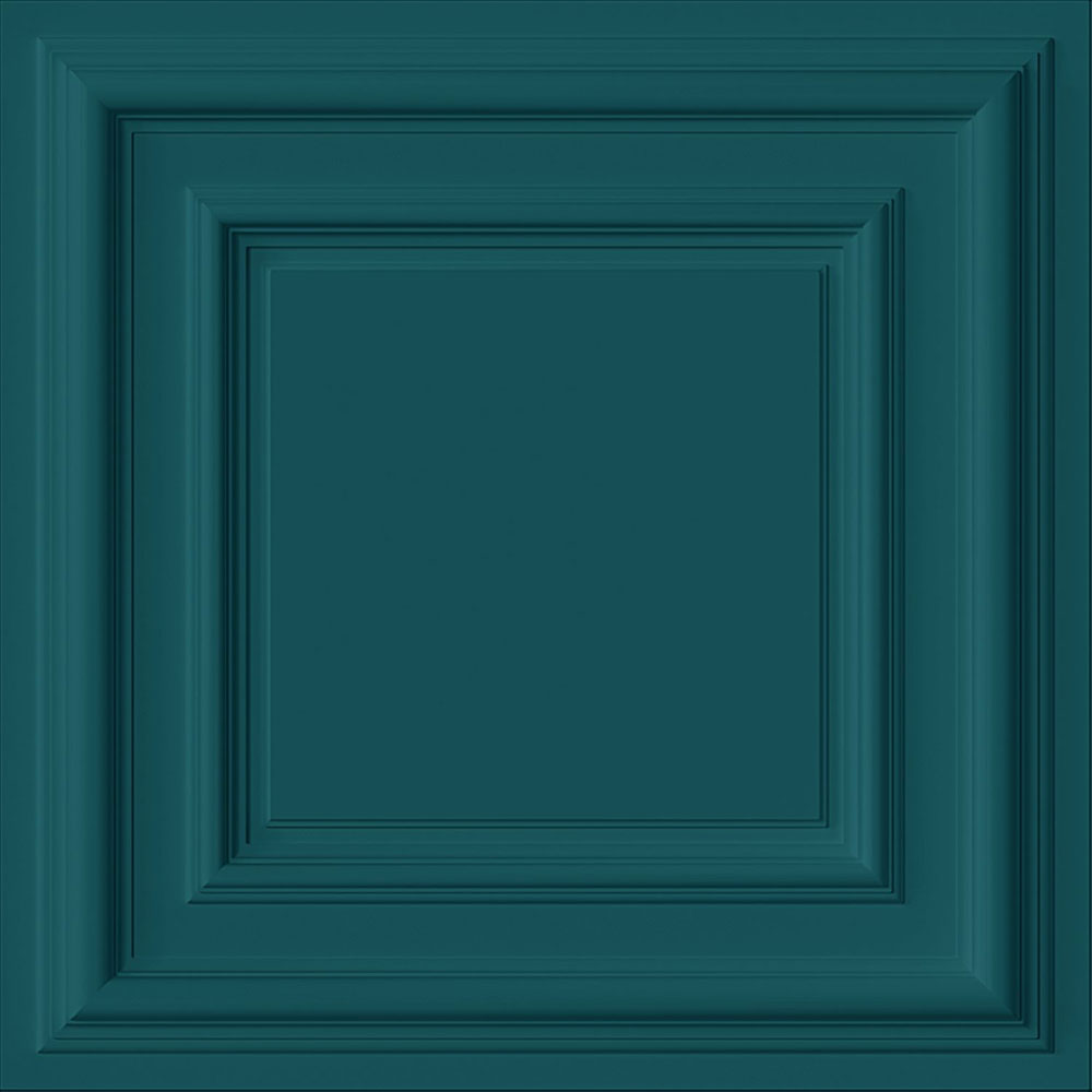 Vliesová tapeta na zeď, tyrkysová, 3D efekt obložení, 347813, 3D Reflections, Origin