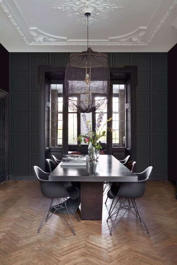 Vliesová tapeta na zeď, černá, 3D efekt obložení, 347832, 3D Reflections, Origin