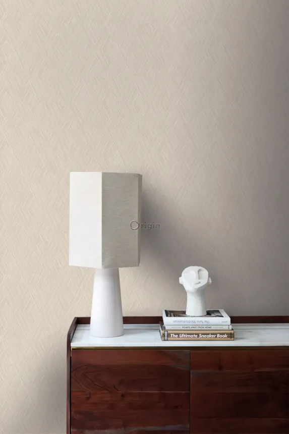 Vliesová tapeta na zeď, béžová, grafický vzor, 347839, 3D Reflections, Origin