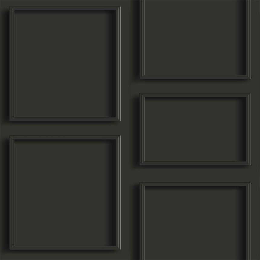 Vliesová tapeta na zeď, černá, 3D efekt obložení, 347861, 3D Reflections, Origin