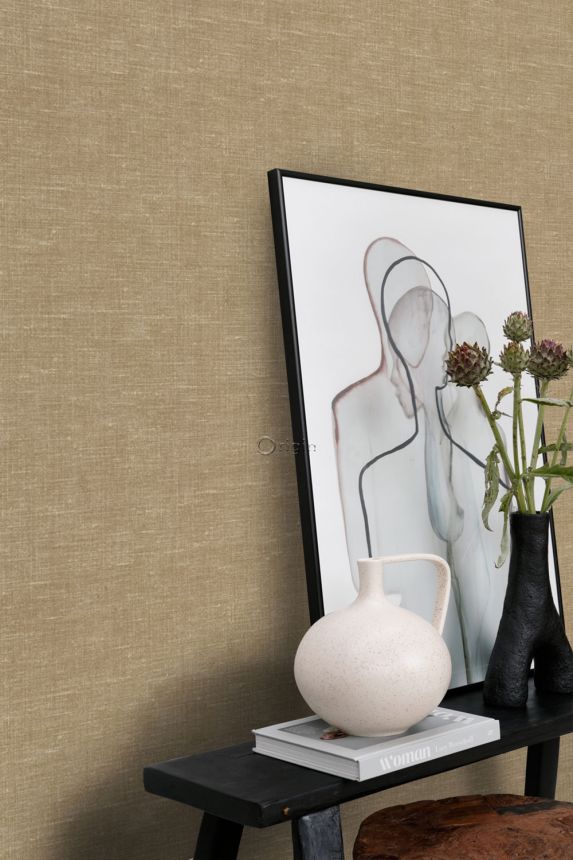 Vliesová tapeta na zeď, hnědá, imitace látky, 347862, 3D Reflections, Origin