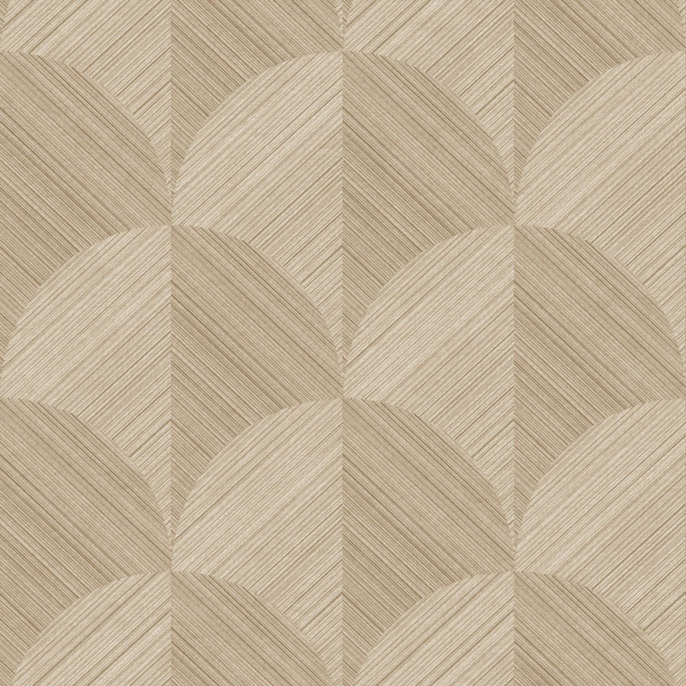 Vliesová tapeta na zeď, hnědo-béžová, grafický vzor, 347936, 3D Reflections, Origin