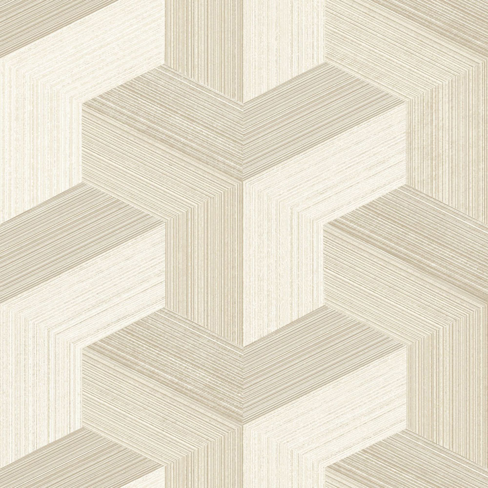 Vliesová tapeta na zeď, béžová, grafický vzor, 347948, 3D Reflections, Origin