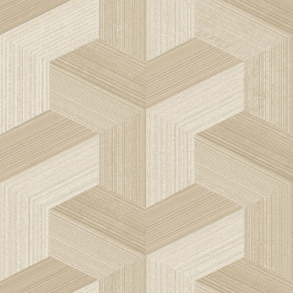 Vliesová tapeta na zeď, béžová, grafický vzor, 347949, 3D Reflections, Origin