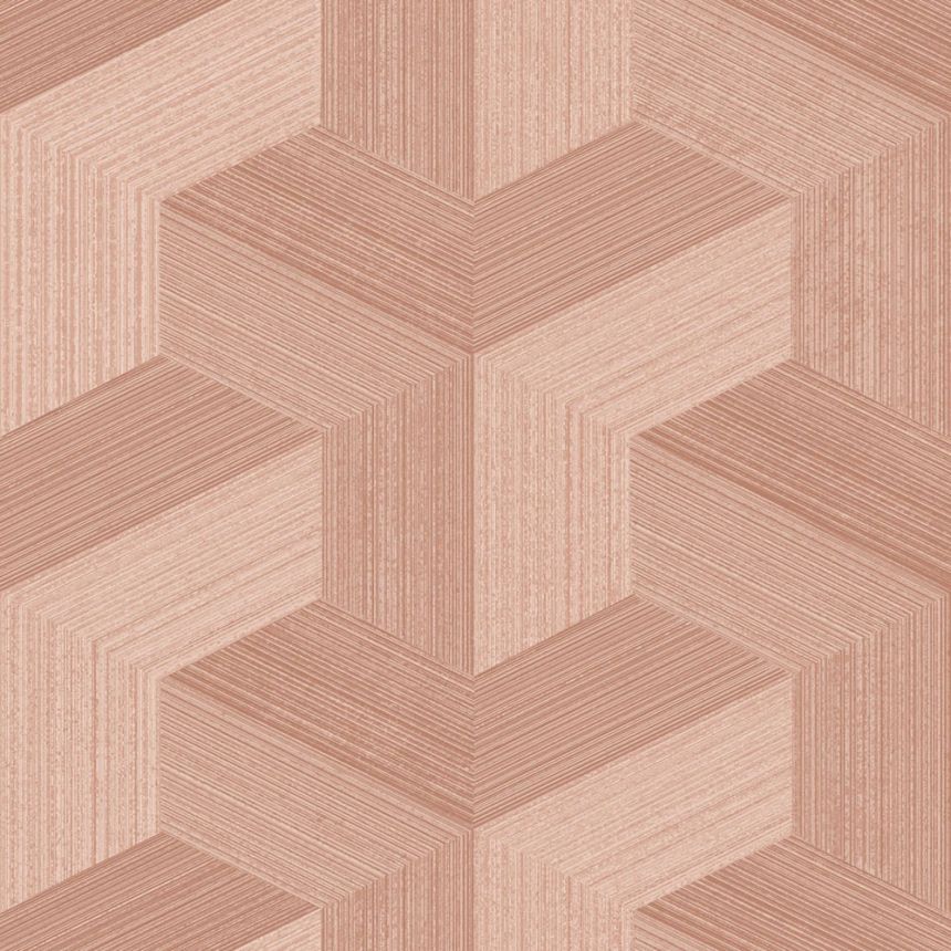 Vliesová tapeta na zeď, růžová, grafický vzor, 347950, 3D Reflections, Origin