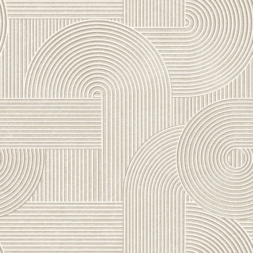 Vliesová tapeta na zeď, šedá, 3D grafický vzor, 348014, 3D Reflections, Origin