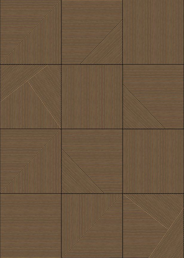 Vliesová obrazová tapeta na zeď, hnědá, grafický vzor, 357315, 3D Reflections, Origin