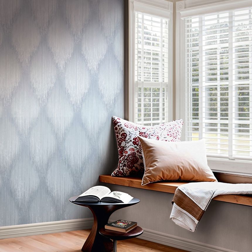 Vliesová tapeta na zeď, šedo-bílá, grafický vzor, 35807, Papis Loveday Fashion Icon, Marburg