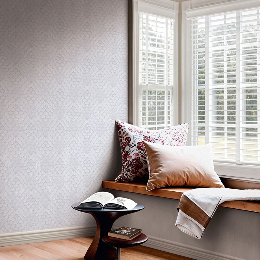 Vliesová tapeta na zeď, šedo-bílá, 3D vzor, 35809, Papis Loveday Fashion Icon, Marburg