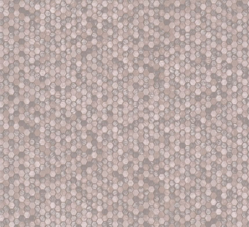 Vliesová tapeta na zeď, růžová, hexagony, 35817, Papis Loveday Fashion Icon, Marburg