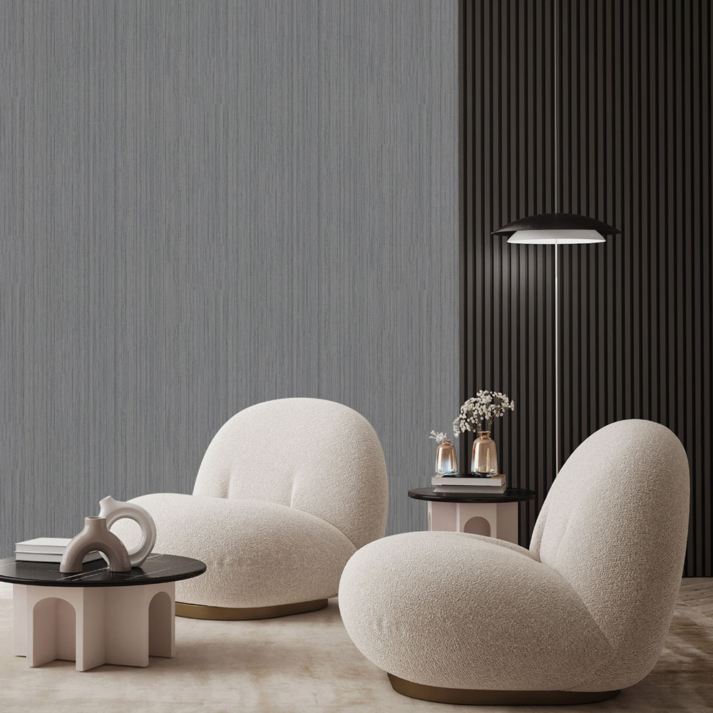 Vliesová tapeta na zeď, šedá, látková textura, 35839, Papis Loveday Fashion Icon, Marburg