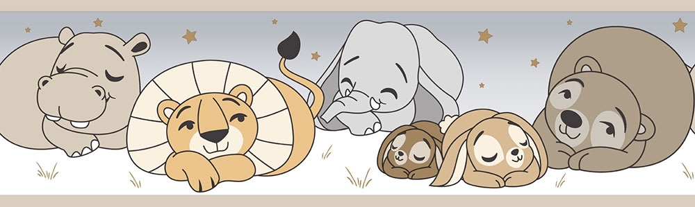 Dětská samolepící bordura 591-3, Treboli, Ichwallcoverings