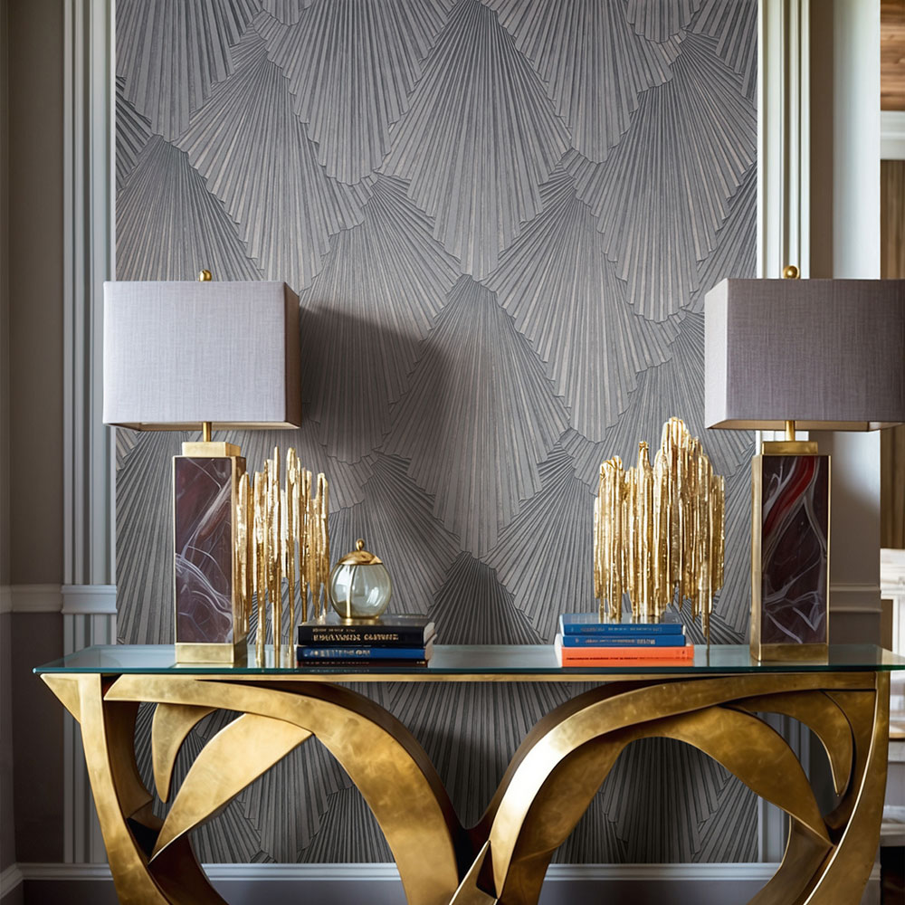 Vliesová tapeta na zeď, šedá, grafický vzor, 35849, Papis Loveday Fashion Icon, Marburg