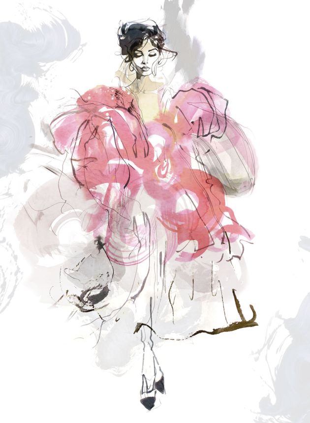 Vliesová obrazová tapeta na zeď, modelka, 35898, Papis Loveday Fashion Icon, Marburg