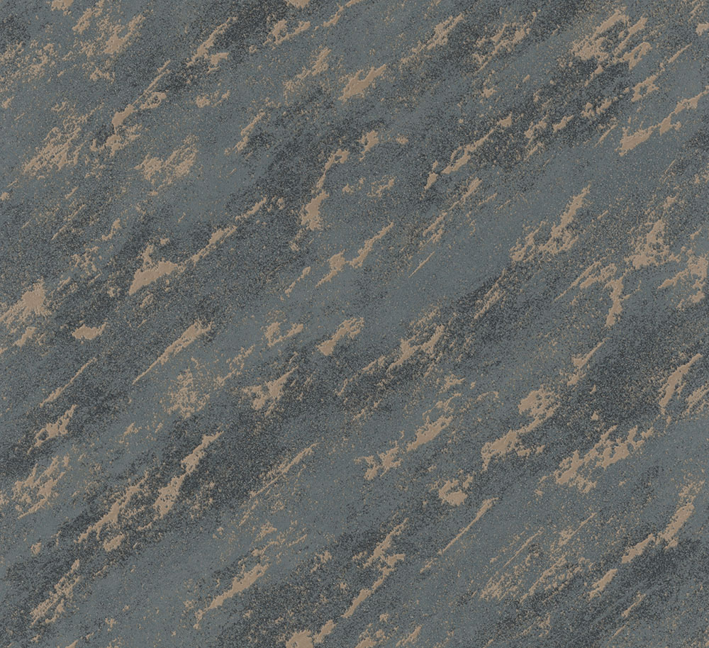 Vliesová tapeta na zeď, modro-bronzová, beton, štuk, 34904, Eclectic, Marburg