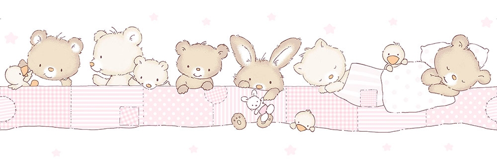 Dětská samolepící bordura Zvířátka 590-2, Treboli, Ichwallcoverings