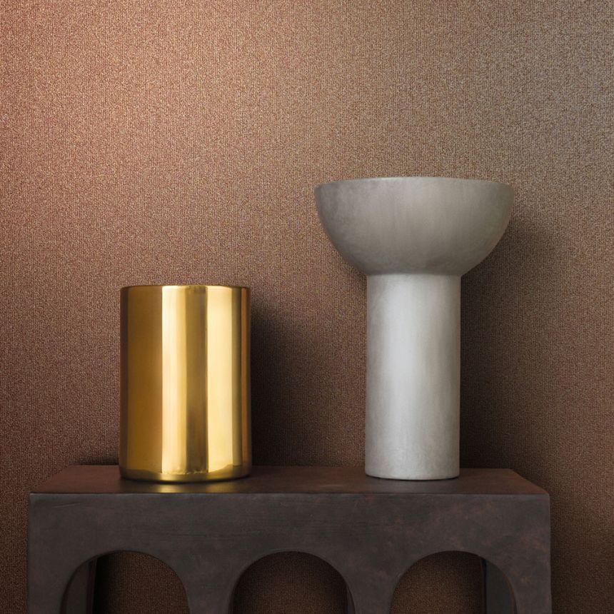 Vliesová tapeta na zeď, hnědo-bronzová, kamínky, 34944, Eclectic, Marburg