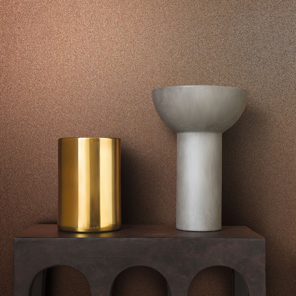 Vliesová tapeta na zeď, hnědo-bronzová, kamínky, 34944, Eclectic, Marburg