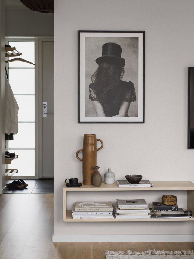 Vliesová tapeta na zeď, šedá, imitace látky, 38707, Borosan Bas, Borastapeter