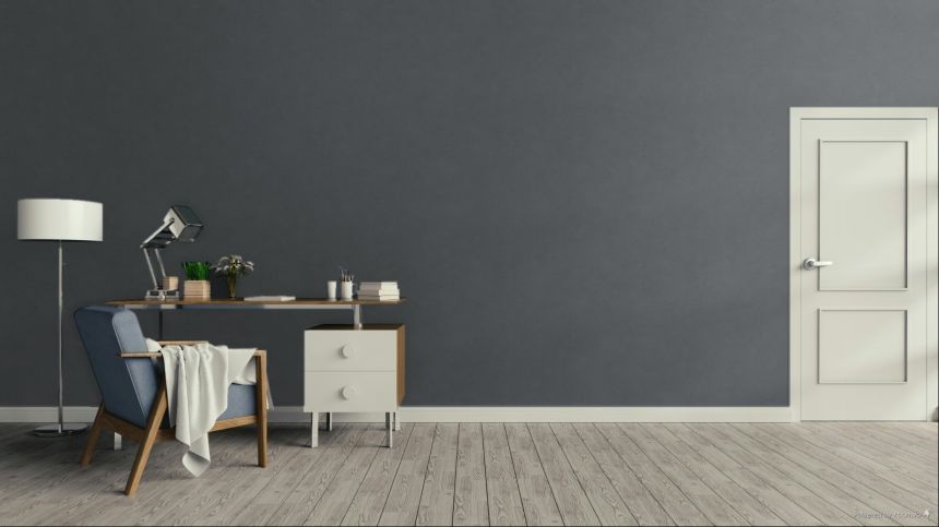 Vliesová tapeta na zeď, černo-šedá, imitace látky, 30112, The New Bombay Design Edition, Grains & Plains, Marburg